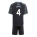 Maillot de foot Aston Villa Ezri Konsa #4 Extérieur vêtements enfant 2025-26 Manches Courtes (+ pantalon court)